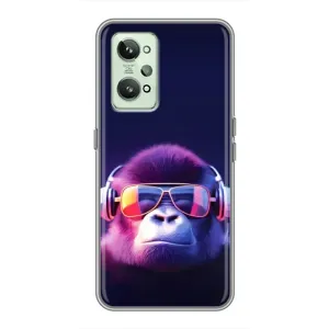 Чохол з принтом «Стильна мавпа» для Realme GT2
