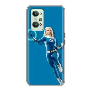 Чехол с принтом Фантастическая четверка для Realme GT2 (Сью Сторм полет)
