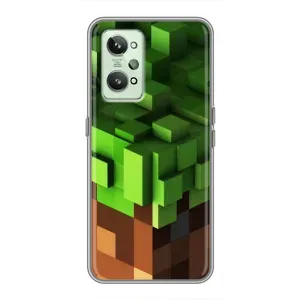 Чохол Майнкрафт на Realme GT2 (AlphaPrint) Minecraft (текстура Майнкрафт)