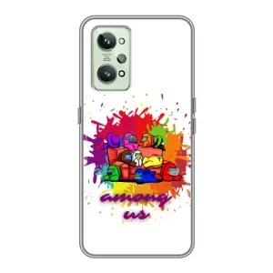 Чехол Амонг Ас для Realme GT2 (AlphaPrint) (Яркий АмонгАс)