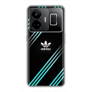 Чехлы Адидас для Realme GT3 (AlphaPrint) (Адидас с полосами)