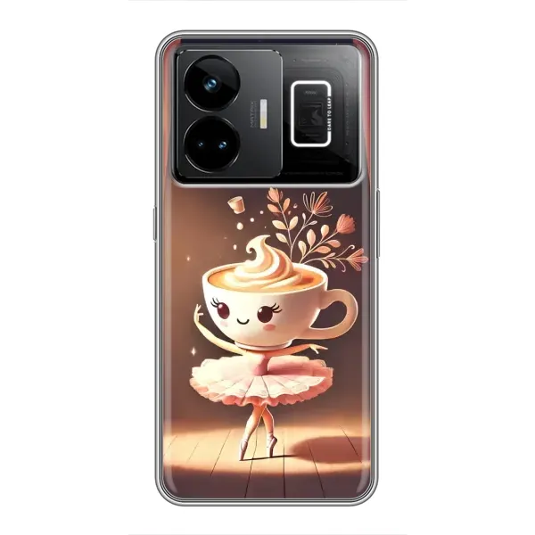 Чохол з принтом «Балерина капучина» для Realme GT3