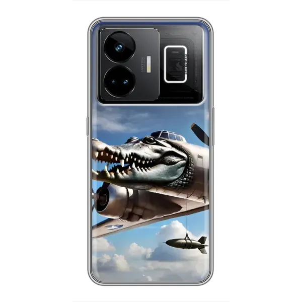 Чохол з принтом «Бомбардіро крокоділо» для Realme GT3