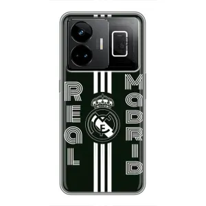 ФК Реал Мадрид чехлы для Realme GT3 (AlphaPrint) (черно белый Реал)