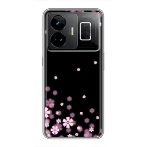 Чохол для РеалМi GT3 - з принтом (Дизайнерські) (AlphaPrint) (Квіти маленькі)