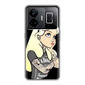 Чохол з принтом «Дівчина в тату» для Realme GT3