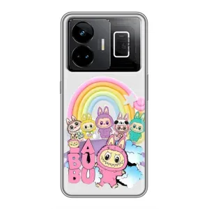 Чохол з принтом «Фон Лабубу» для Realme GT3