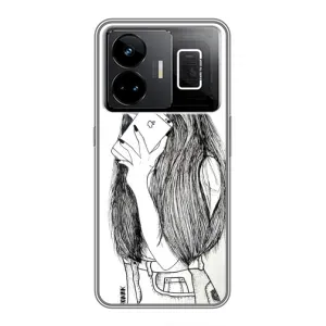 Чохол з принтом «Фото дівчини» для Realme GT3