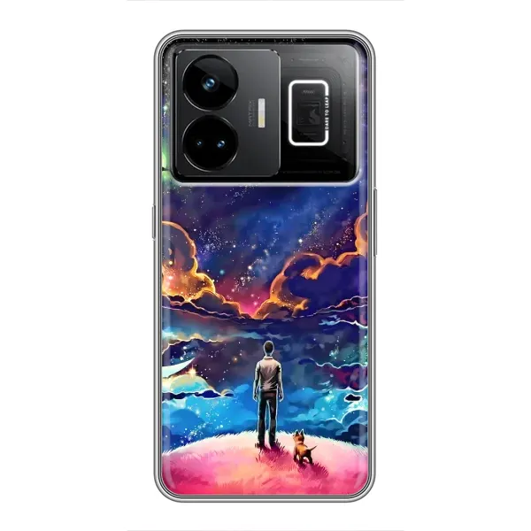 Чехол с принтом «Галактический вид» для Realme GT3