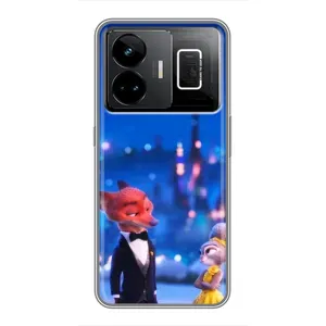 Чехол Зоотрополіс на Realme GT3 (Романтический вечер Зверополис)