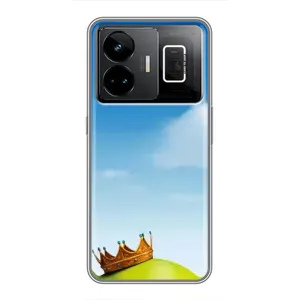 Чехол с мультфильмом Шрек на Realme GT3 (Голова Шрека)