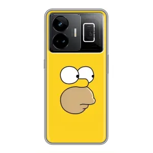 Чехол с Симпсонами для Realme GT3 (VPrint) (Гомер)