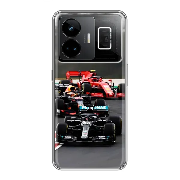 Чехол с принтом «Гонка Формула 1» для Realme GT3