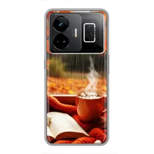 Чохол з принтом «Кава і дощ» для Realme GT3
