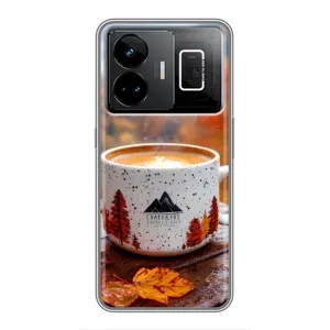 Чохол з принтом «Кава на природі» для Realme GT3