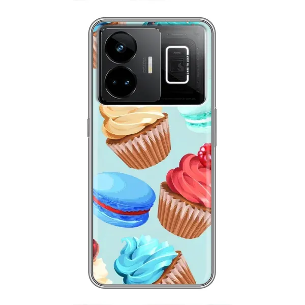 Чехол с принтом «Кексики» для Realme GT3 Чехол с принтом «Кексики» для Realme GT3