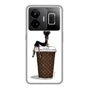 Чохли Луі Вітон для Realme GT3 (AlphaPrint - LOUIS VUITTON) (кава LOUIS VUITTON)