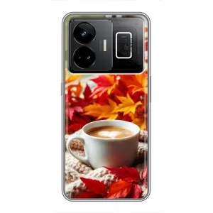 Чехол с уникальным дизайном «Осень с кофе» для Realme GT3