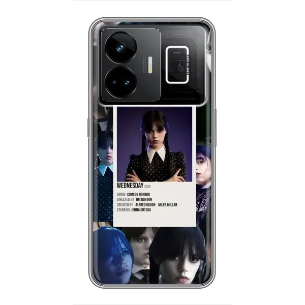 Чехол с принтом «коллаж Уэнздей» для Realme GT3