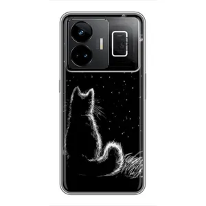Чехол с принтом для Realme GT3 (AlphaPrint) Модные коты