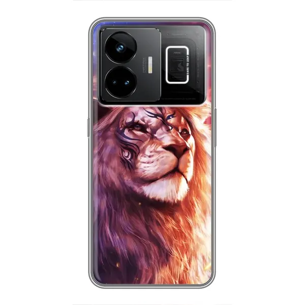 Чохол з принтом «Красочний Лев» для Realme GT3 Чохол з принтом «Красочний Лев» для Realme GT3