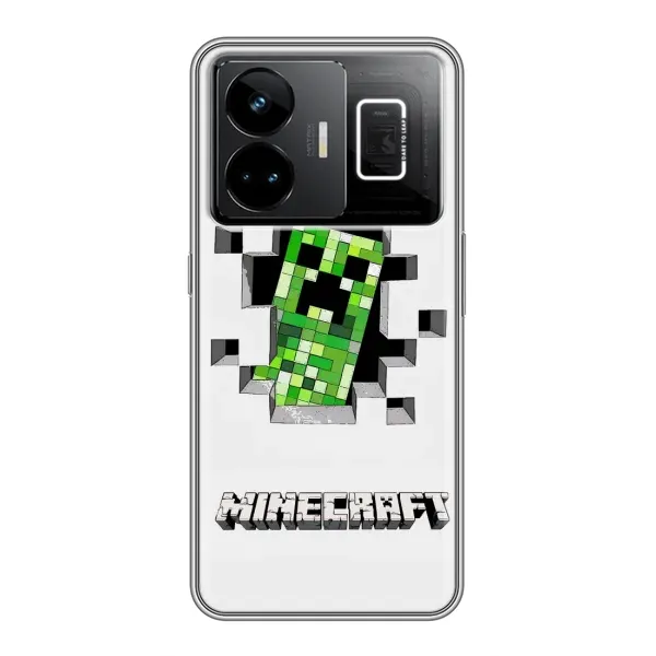 Чохол з принтом «кріпер Майнкрафт» для Realme GT3