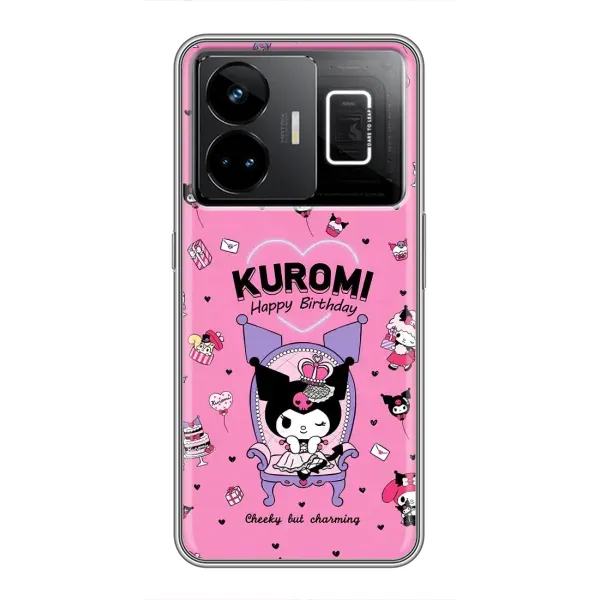 Чехол с принтом «KUROMI» для Realme GT3 Чехол с принтом «KUROMI» для Realme GT3