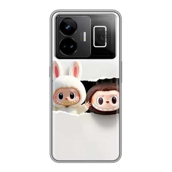 Чохол з принтом «Лабубу» для Realme GT3