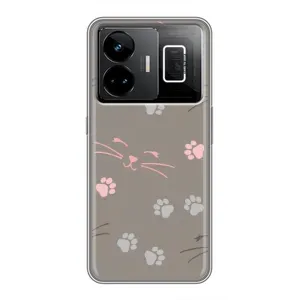 Чехол с принтом «Лапы и усы» для Realme GT3