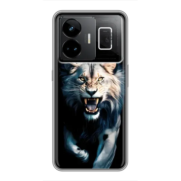 Чехол с принтом «Лев в темноте» для Realme GT3
