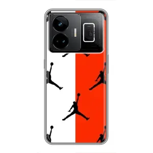 Чехлы для Realme GT3 - с картинкой JORDAN (AlphaPrint) (Лого Джордан)