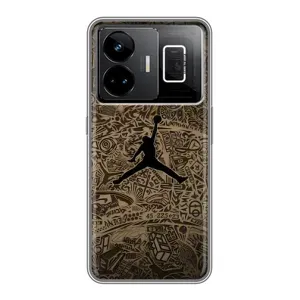 Чехлы для Realme GT3 - с картинкой JORDAN (AlphaPrint) (Logo Jordan)