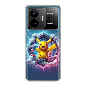 Чехол с принтом «Лого Пикачу» для Realme GT3