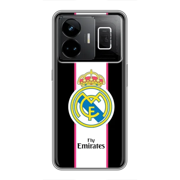 Чохол з принтом «лого Real Madrid» для Realme GT3 Чохол з принтом «лого Real Madrid» для Realme GT3