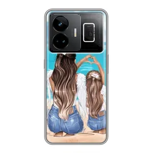 Чехол с печатью для Realme GT3 - (Мама с ребенком) (AlphaPrint)
