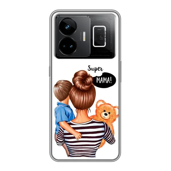 Чехол с принтом «Мама с сыном» для Realme GT3 Чехол с принтом «Мама с сыном» для Realme GT3