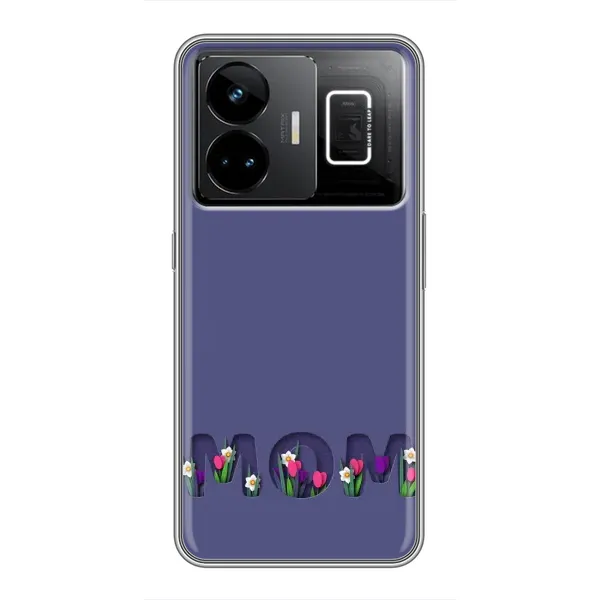 Чехол с принтом «Мама в цветах» для Realme GT3