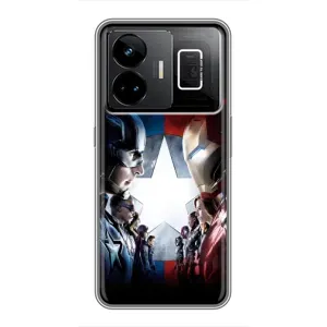 Чехол с принтом «Марвел стайл» для Realme GT3