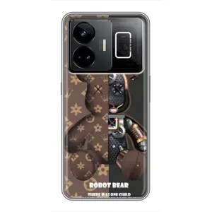 Круті Чохли Луі Віттон для Realme GT3 (AlphaPrint) (Ведмідь Луі Вітон)