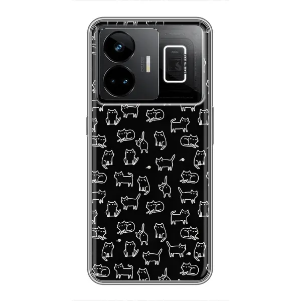 Чехол с принтом «Меленькие котики» для Realme GT3 Чехол с принтом «Меленькие котики» для Realme GT3