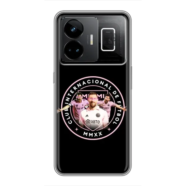 Чехол с принтом «Месси в лого» для Realme GT3
