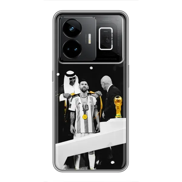 Чохол з принтом «Мессі коронований» для Realme GT3 Чохол з принтом «Мессі коронований» для Realme GT3