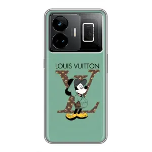 Чохли Луі Вітон для Realme GT3 (AlphaPrint - LOUIS VUITTON) (Міккі Маус LV)