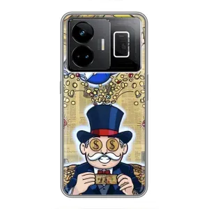 Чехол с принтом «Монополия Мен» для Realme GT3