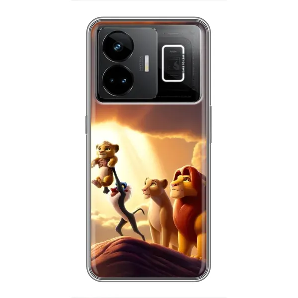 Чехол с принтом «Симба на презентации» для Realme GT3