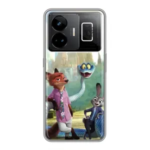 Чехол Зоотрополіс на Realme GT3 (Герои мультфильма Зверополис)