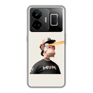 Чохли з Мавпами NFT для Realme GT3 (AlphaPrint) (мавпа NFT в окулярах)