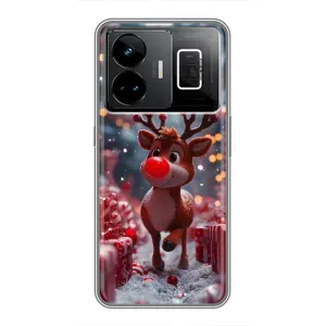 Чохол з принтом «Олень серед подарунків» для Realme GT3