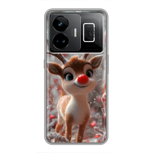 Чохол з принтом «Олень з носом» для Realme GT3
