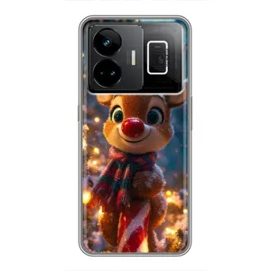 Чохол з принтом «Олень з шарфом» для Realme GT3